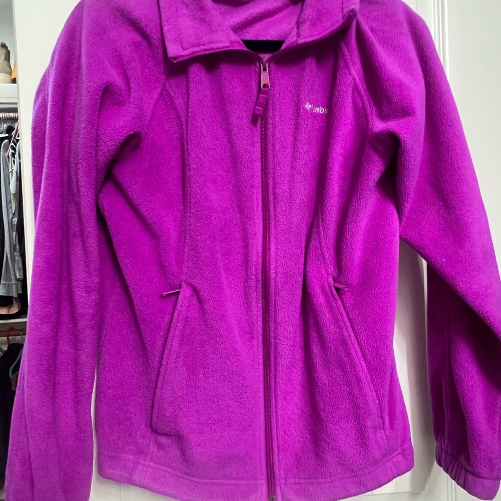 Columbia Women's Purple Fleece Jacket - Picture 1 of 5